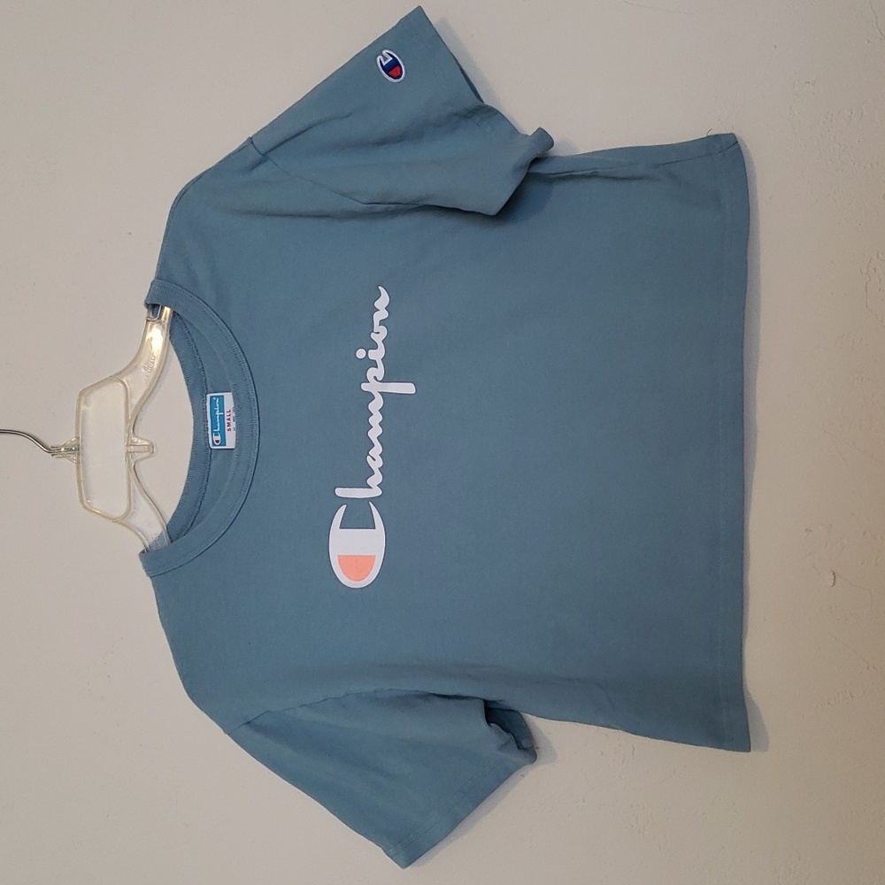 Champion - Crop Short Sleve Logo Tee shirt